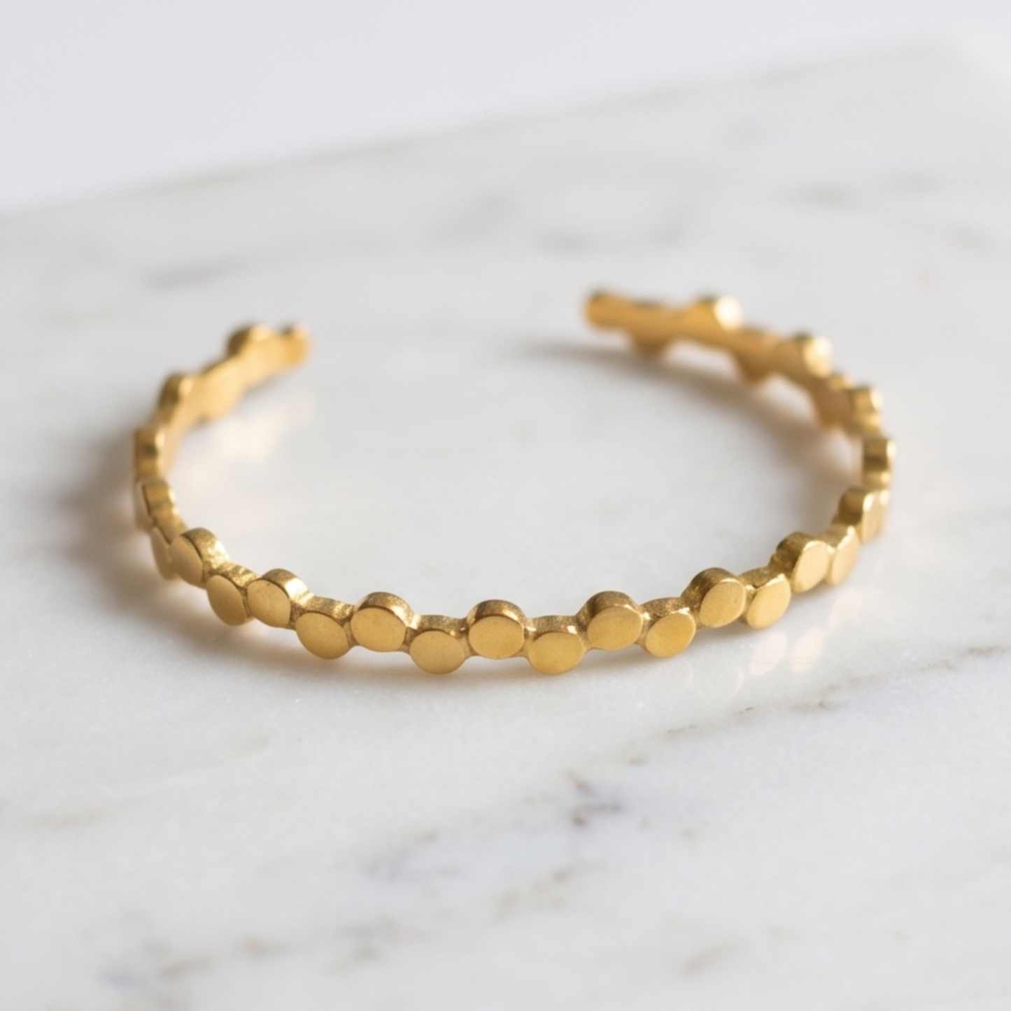 Open Adjustable Round Cuff Bracelet