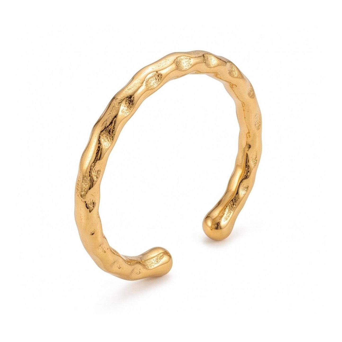 18k Gold Plated-stainless steel Cuff Bracelet