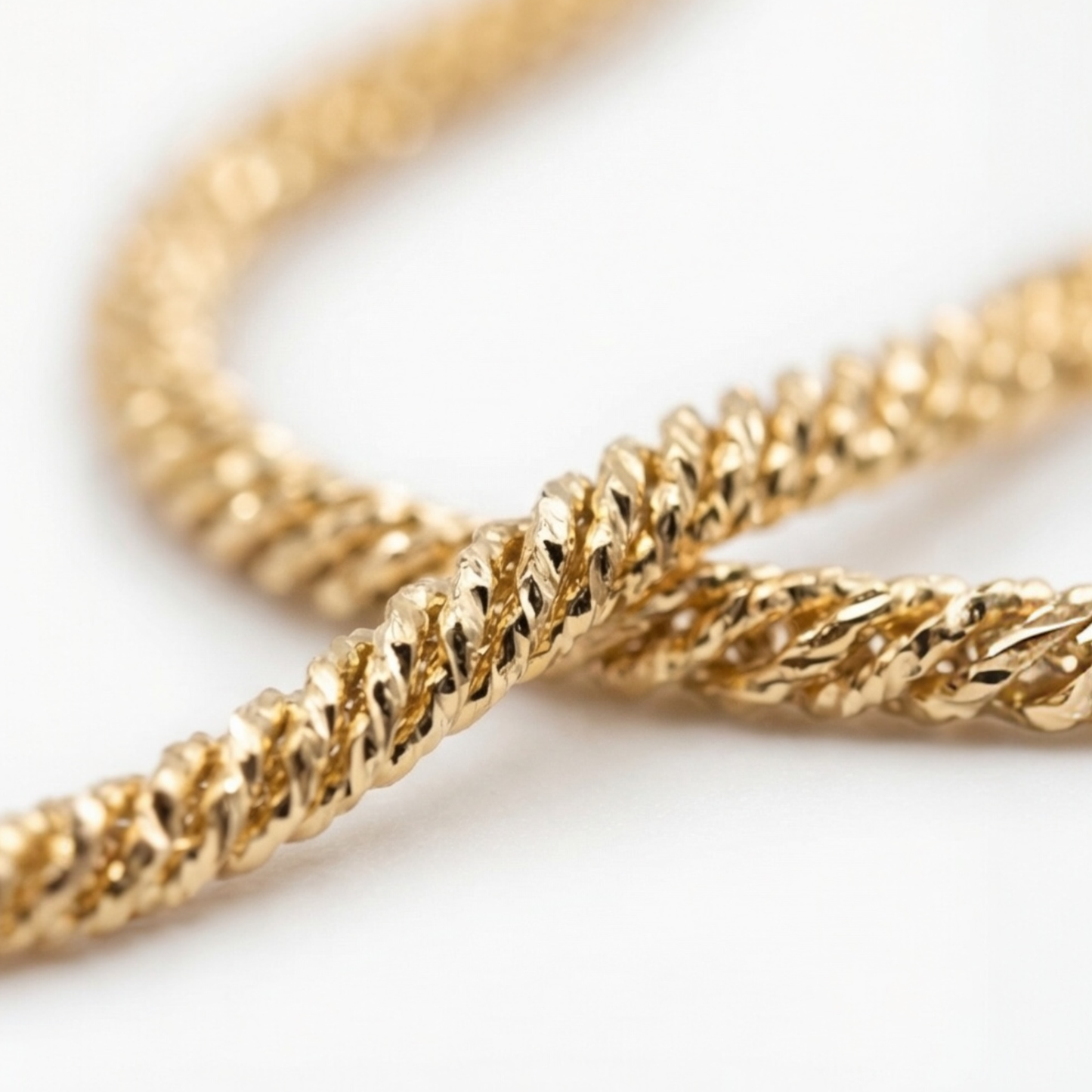 Stainless steel gold plated Chain