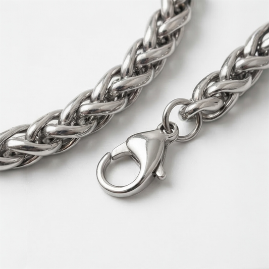 Long Stainless Steel Cord Chain for Men