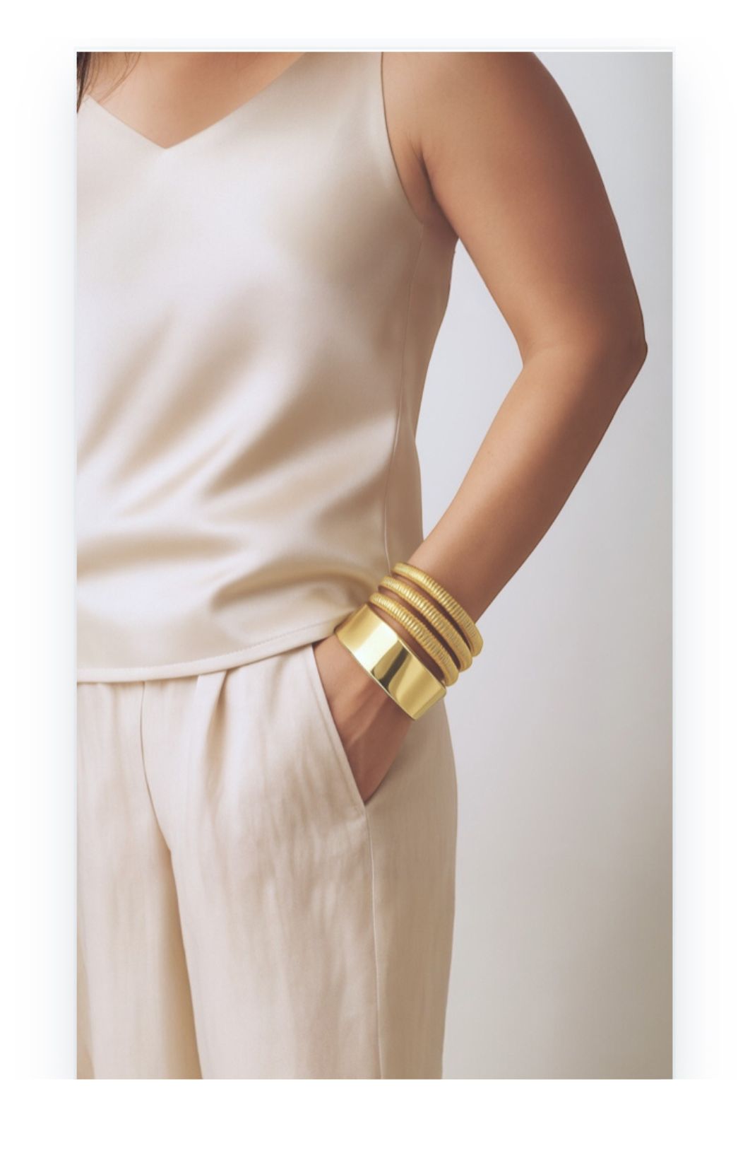 Chunky Bangle Stainless steel bracelet