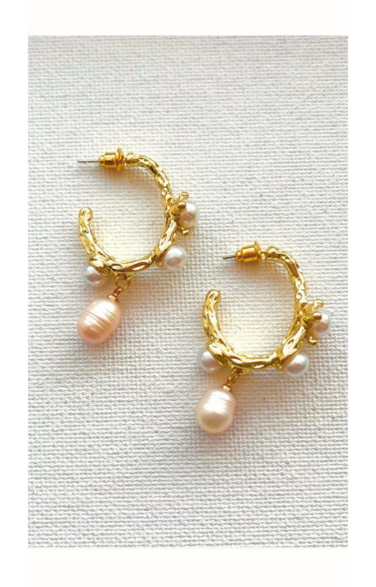 Barroque freshwater pearl Earrings