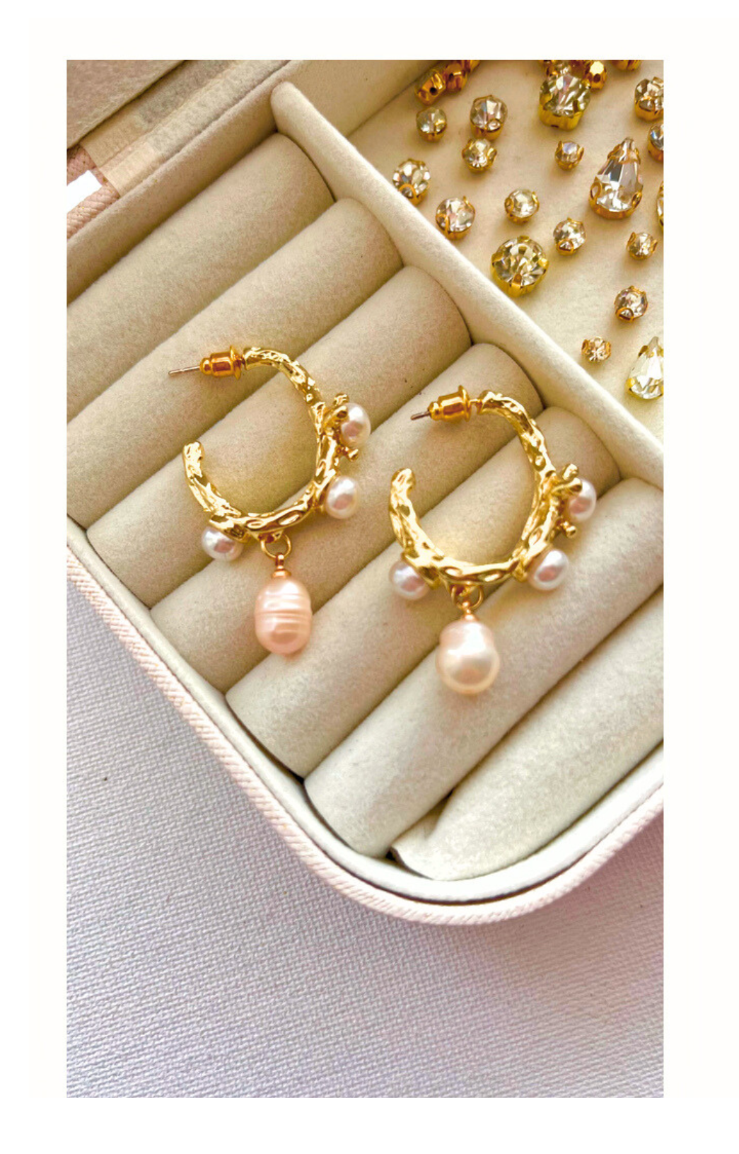 Barroque freshwater pearl Earrings
