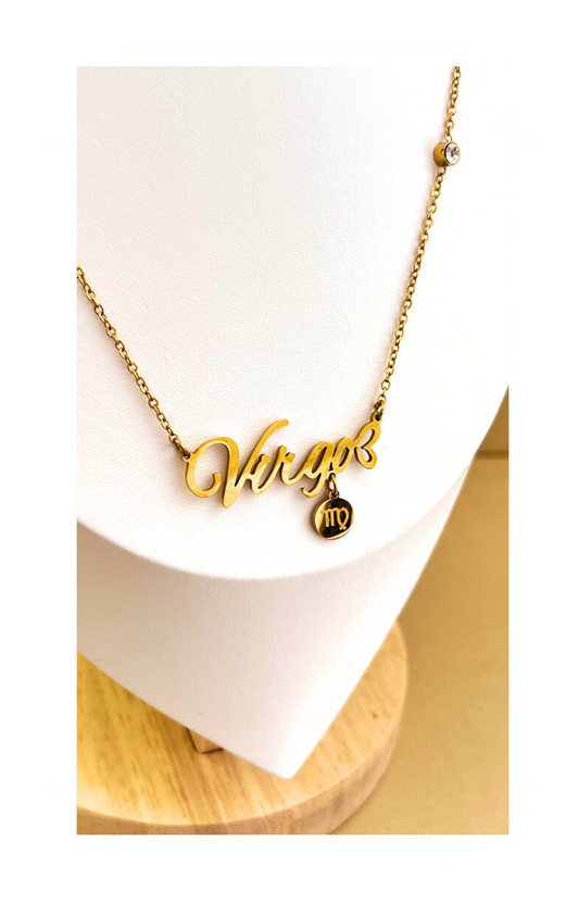 Stainless Steel Chain with Zodiac Signs