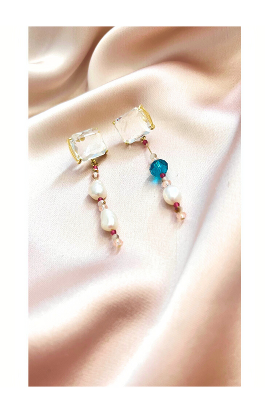Asymmetric Dangle Earrings