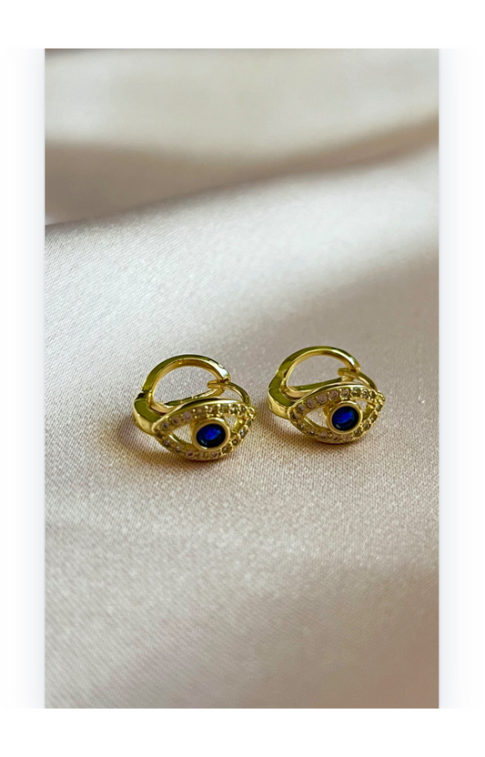 Gold-Plated Huggie Hoop Earrings
