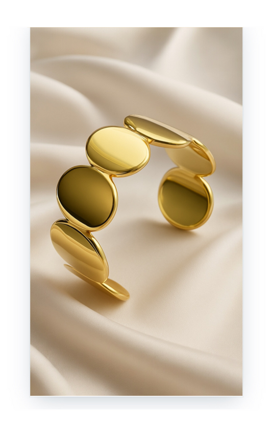 Minimalist Stainless Steel Open Cuff Bracelet