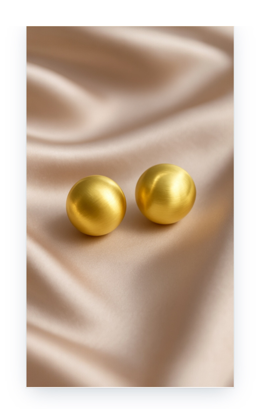 Simple Gold-Plated Copper Circle Earrings