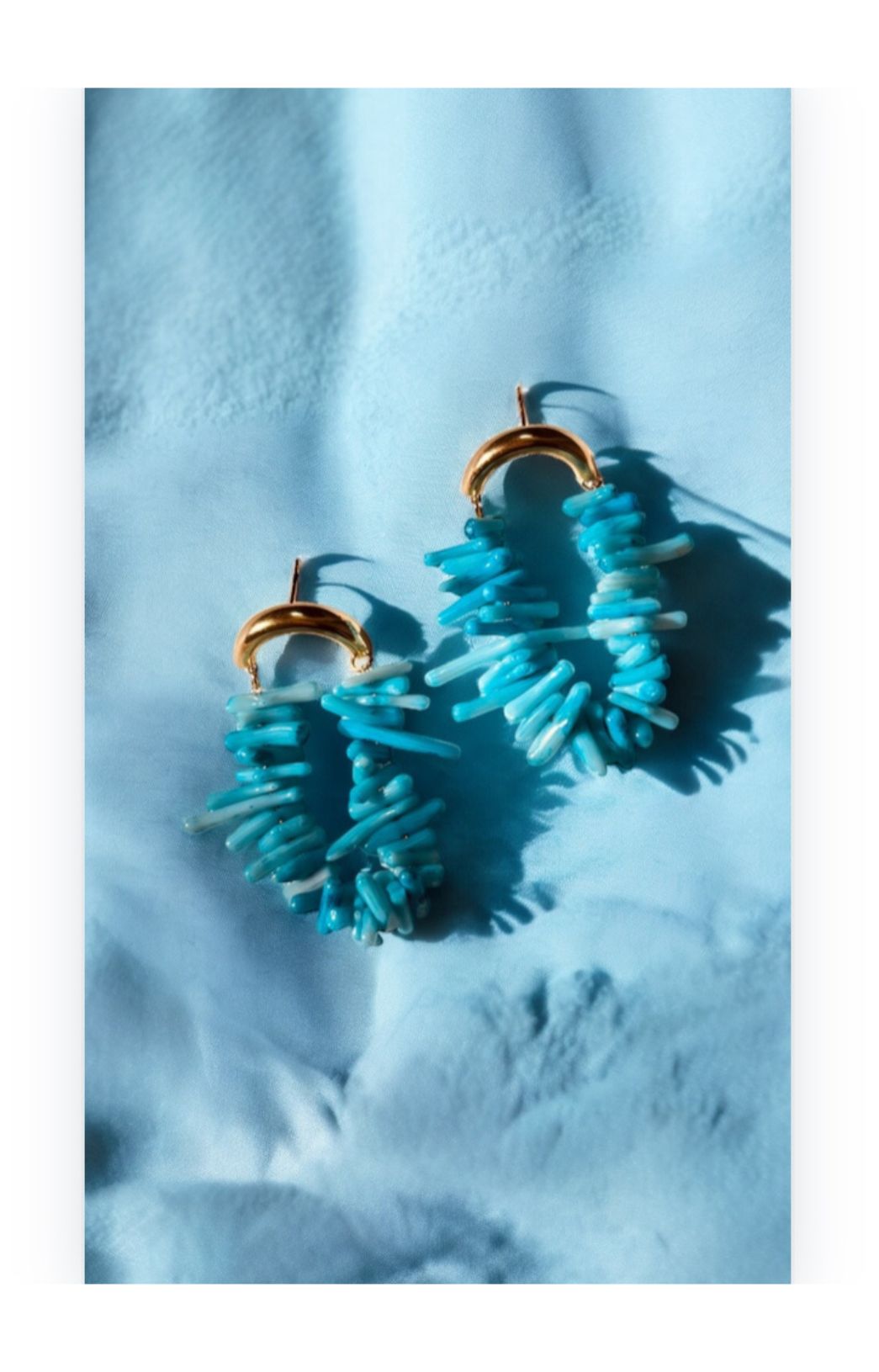 Colorful Natural Stone Boho Earrings