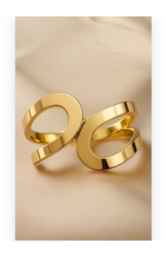 Stainless Steel Open Cuff Bangle Bracelet