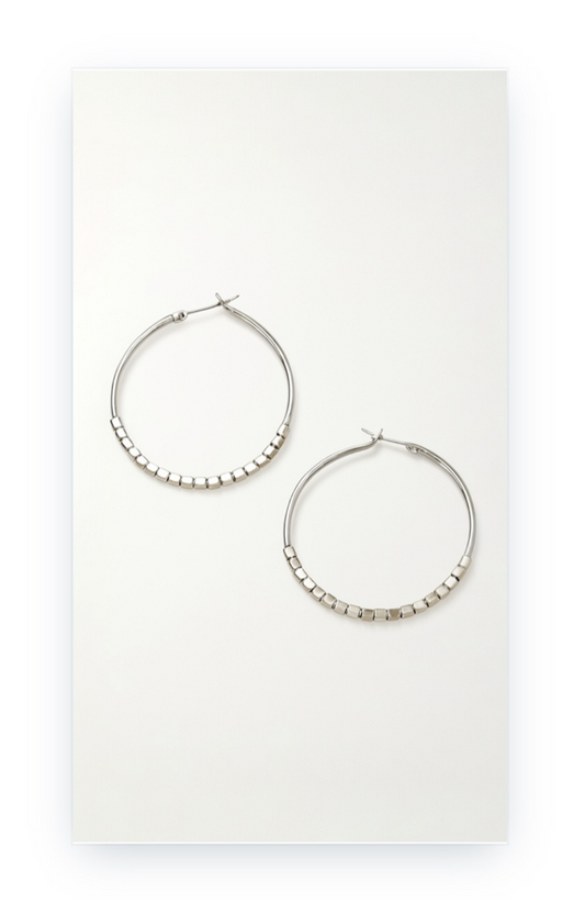 Sterling Silver hoop earrings