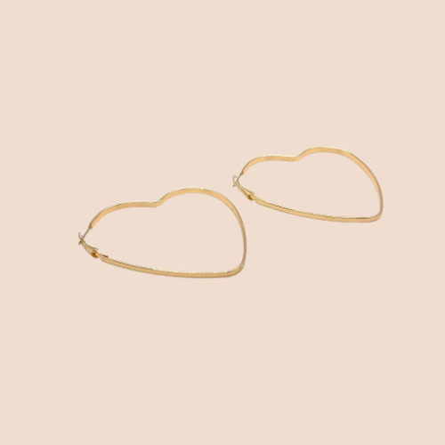 Lightweight 10K Gold-Plated Drop Earrings