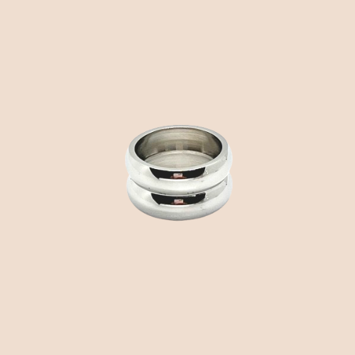 Unisex Titanium Steel Plated Rings