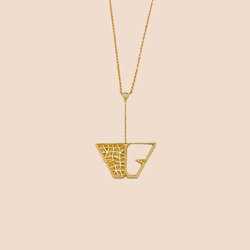 18k Gold Plated Chain with Butterfly Pendant